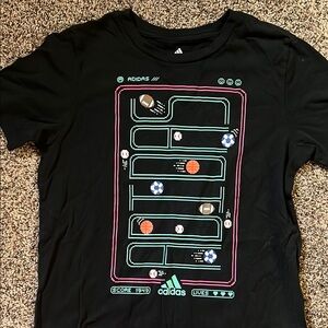 Adidas Black Graphic T-Shirt